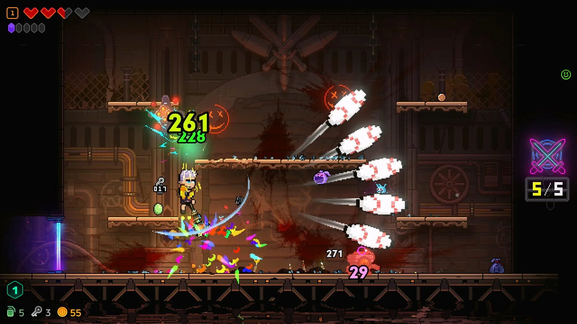 Screenshot from Neon Abyss 2