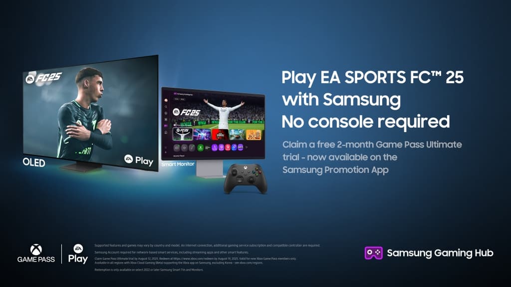 EA SPORTS FC 25 on Samsung TVs: Cloud Gaming, No Console