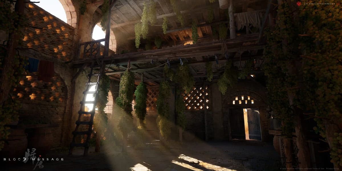 Screenshot from Blood Message