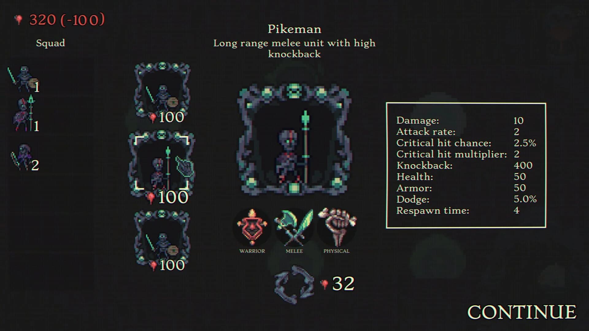 Screenshot from Skull Horde