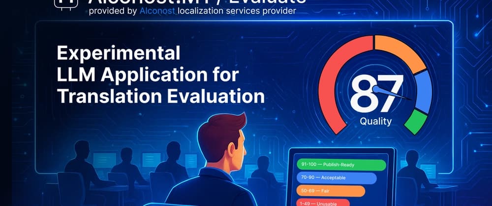 Alconost.MT/Evaluate: Free AI QA for Game Localization