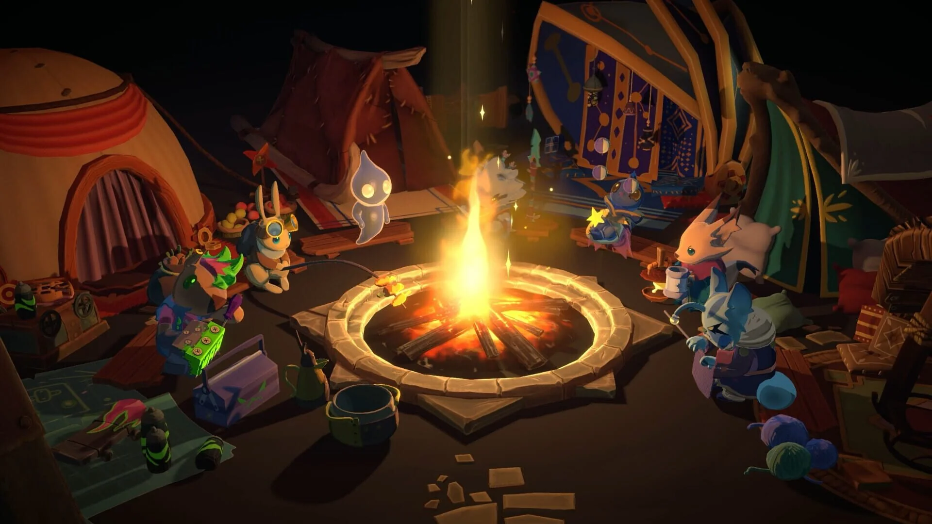 In-game combat with Ghost and party members facing a corrupted enemy.