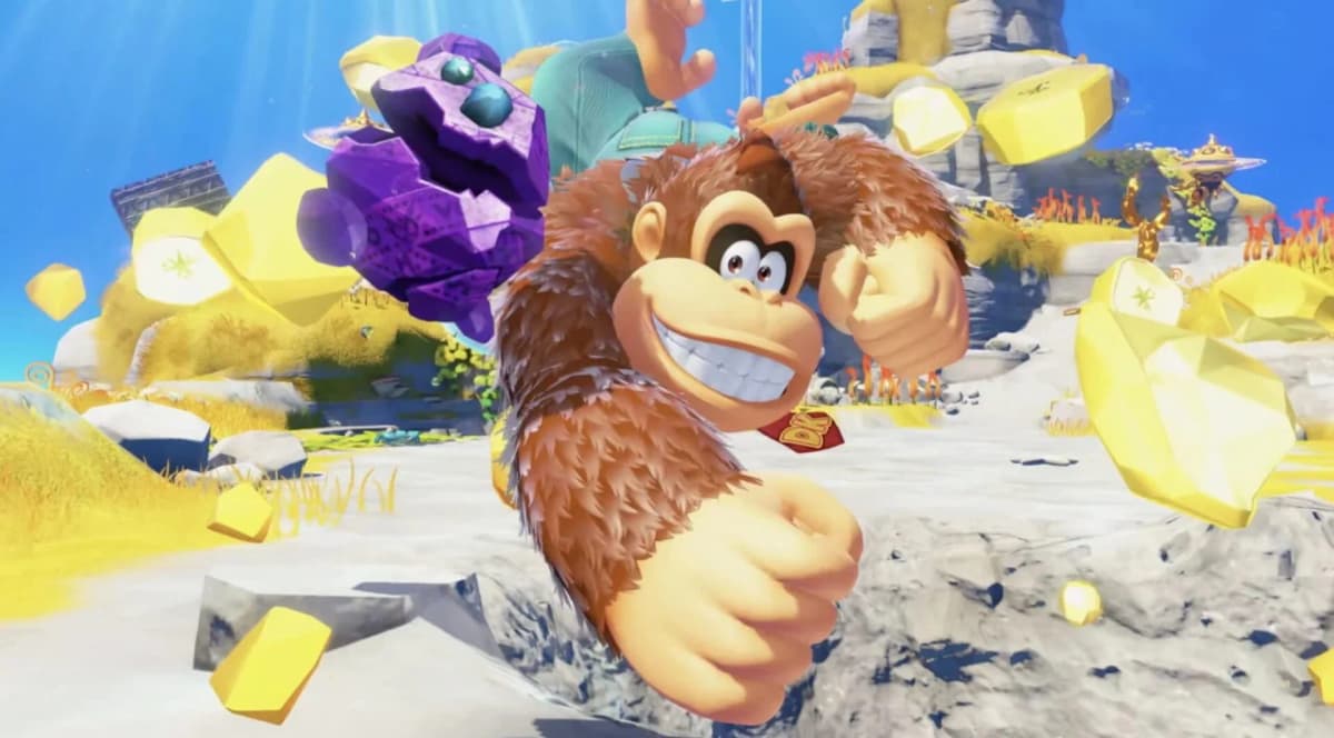 Screenshot from Donkey Kong Bananza