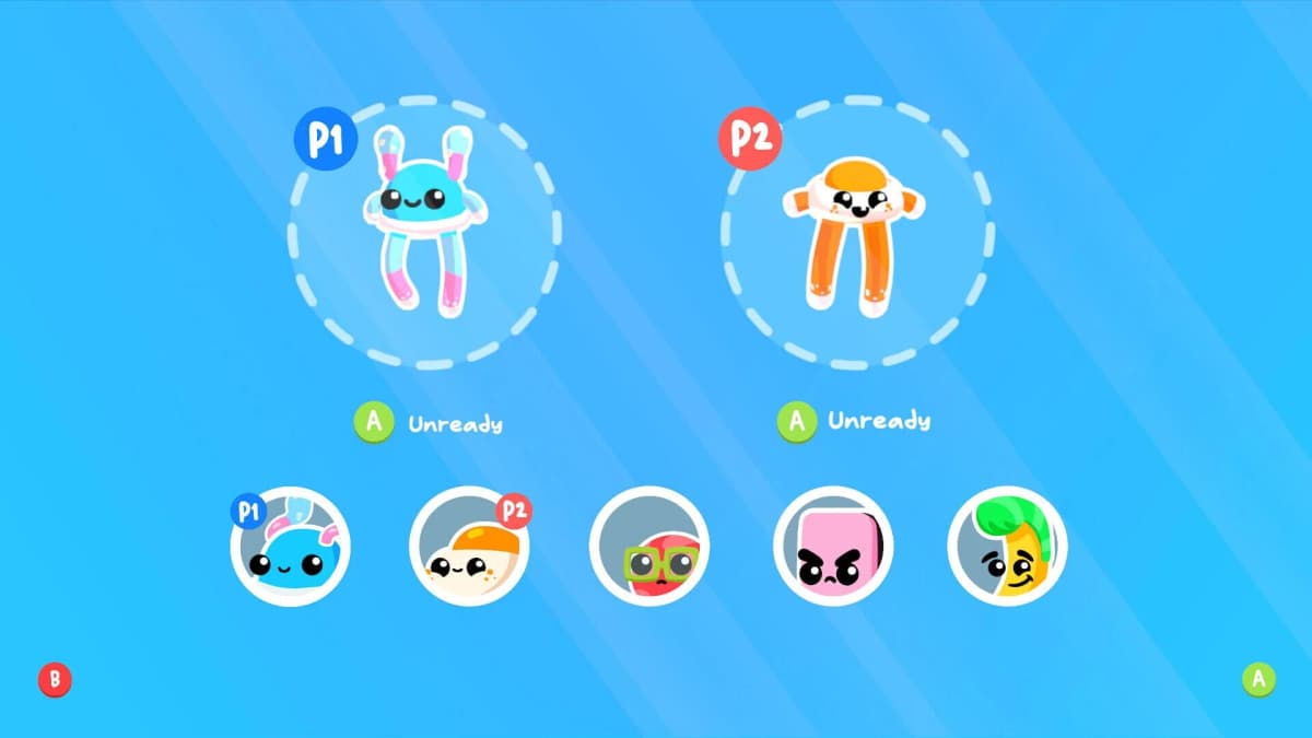 A ChaseTag match in progress, with multiple players dashing around