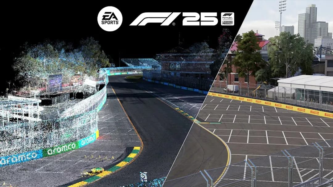 F1 25 Delivers Full 2025 Calendar with LiDAR Precision