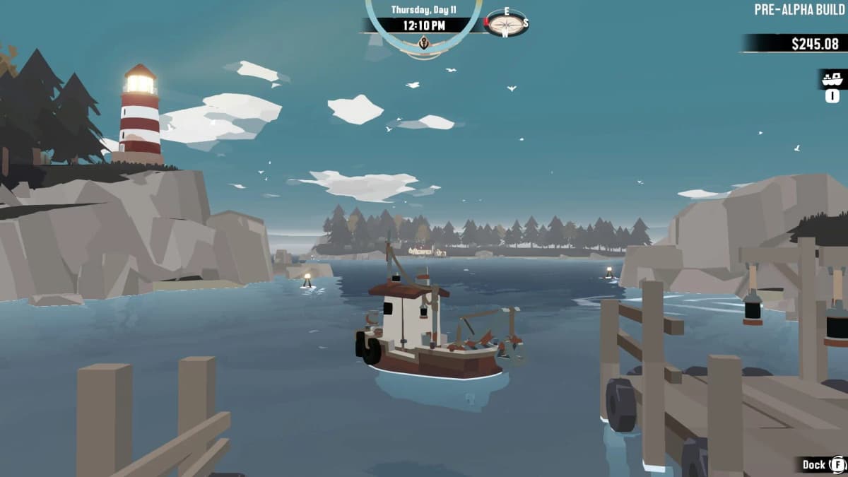 Screenshot from Dredge