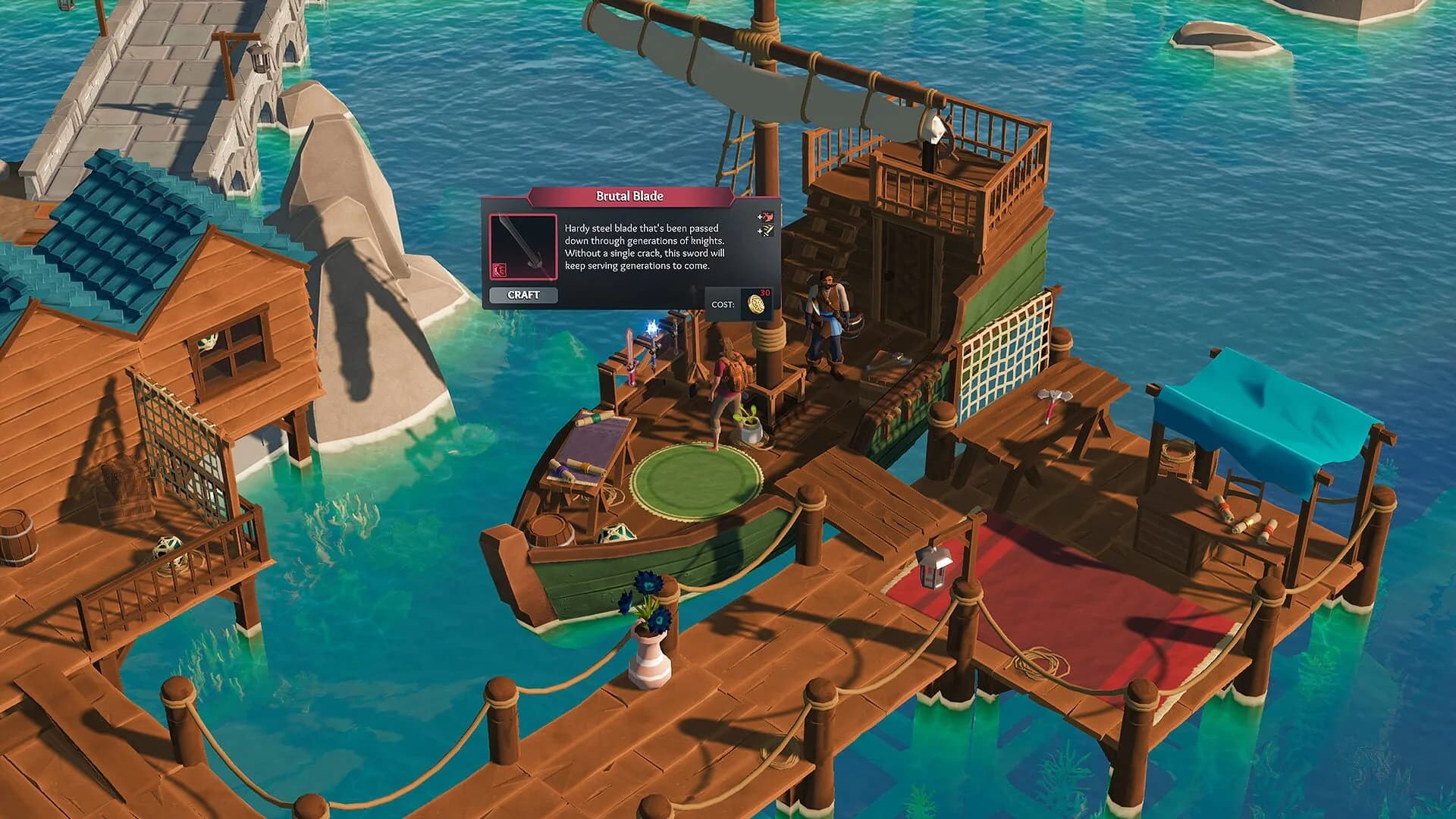 Len’s Island 1.0 Revamps Co-Op Survival Crafting