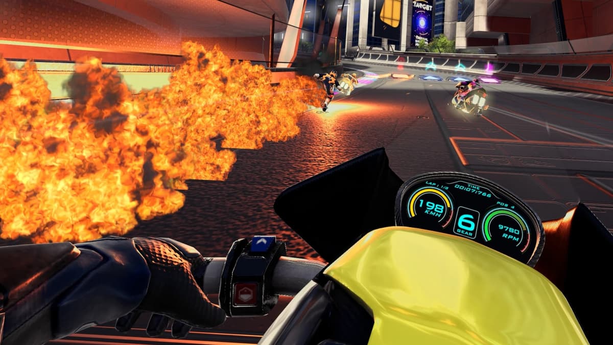 VRacer Hoverbike: New VR Racing Standard on Quest