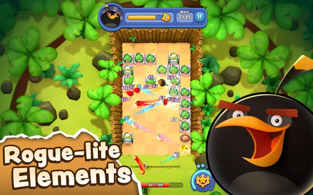Screenshot from Angry Birds Bounce