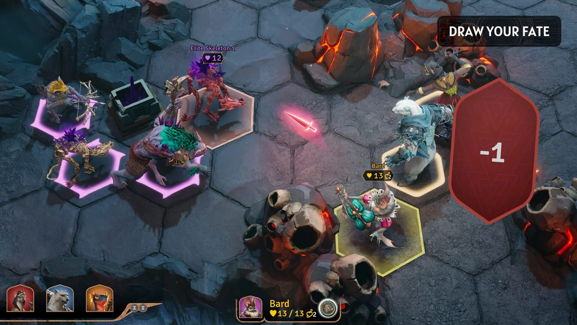 Screenshot from Sunderfolk