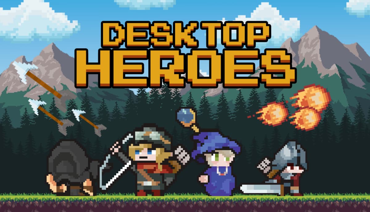 Desktop Heroes: The Stealthy Idle RPG for Work
