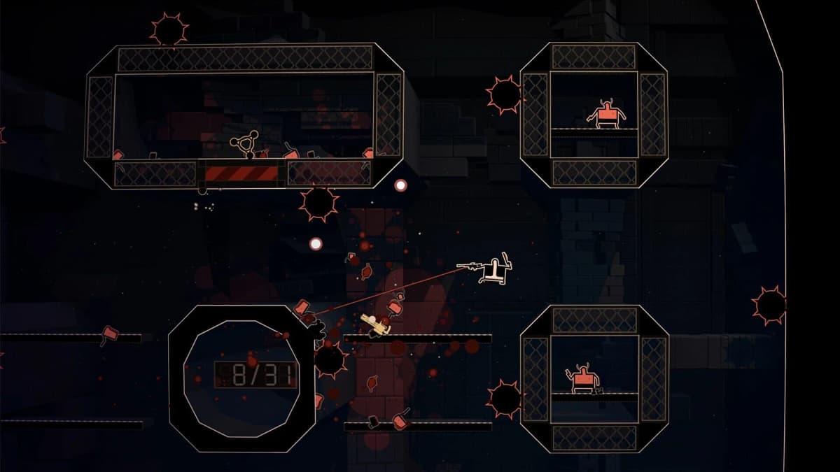 Screenshot from Shotgun Cop Man