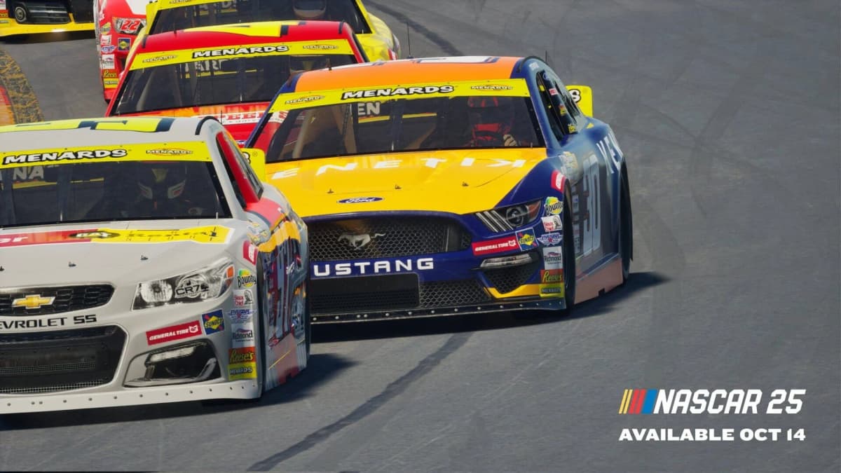 Screenshot from NASCAR 25