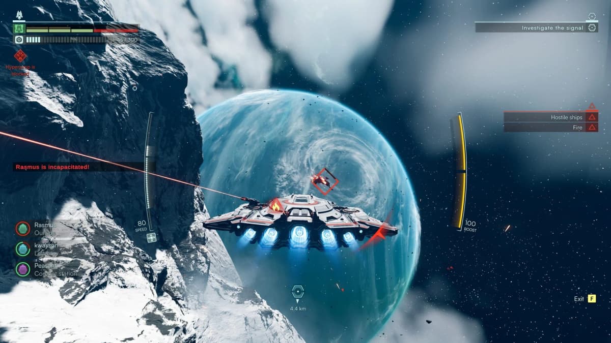 Screenshot from Jump Space