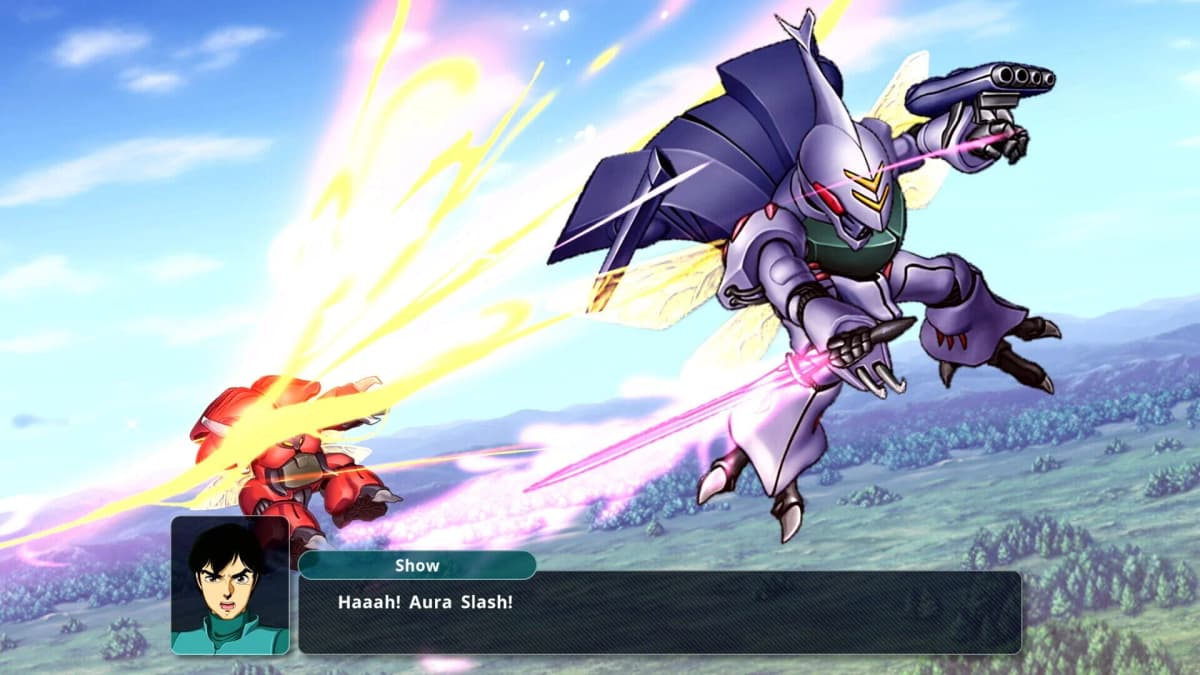 Screenshot from Super Robot Wars Y