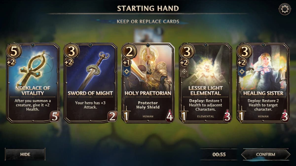 Screenshot from Might & Magic Fates: The Trading Card Game