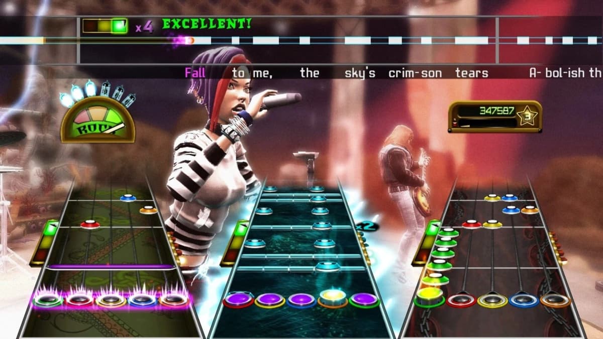 Screenshot from Guitar Hero: Smash Hits