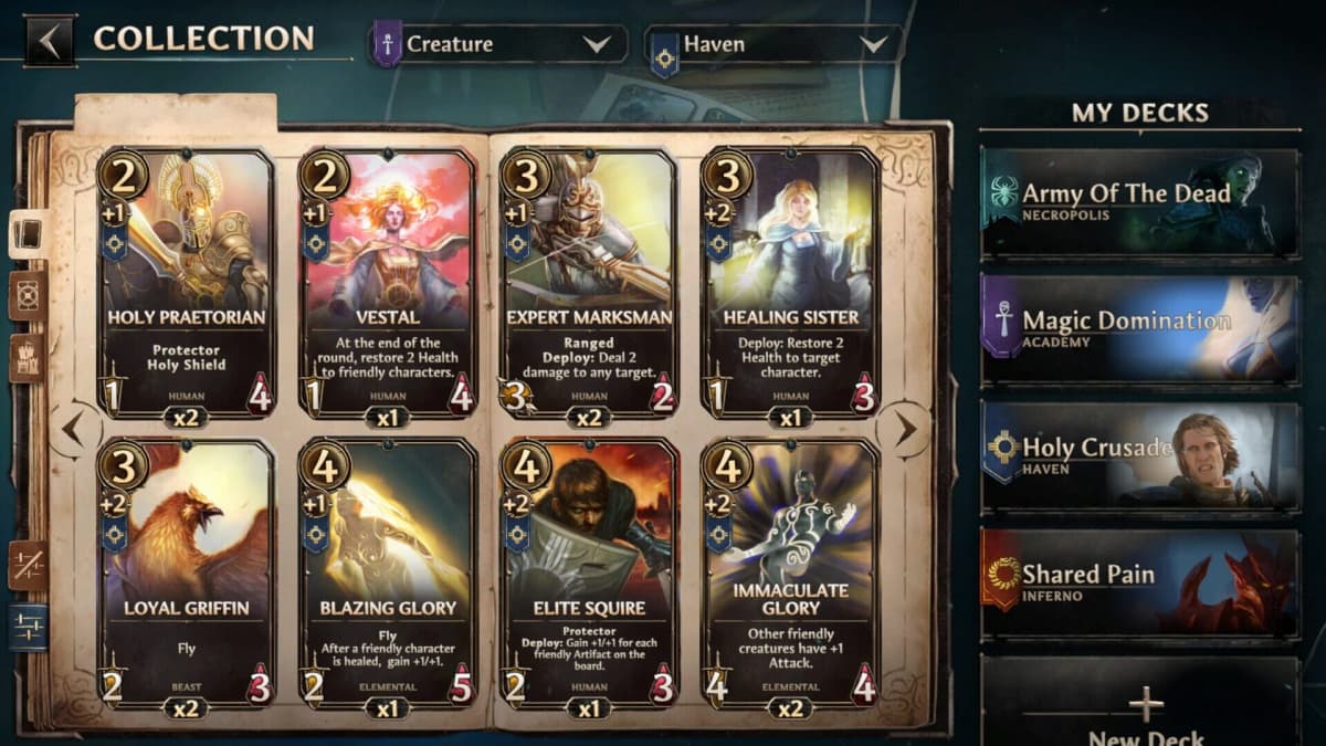 Screenshot from Might & Magic Fates: The Trading Card Game