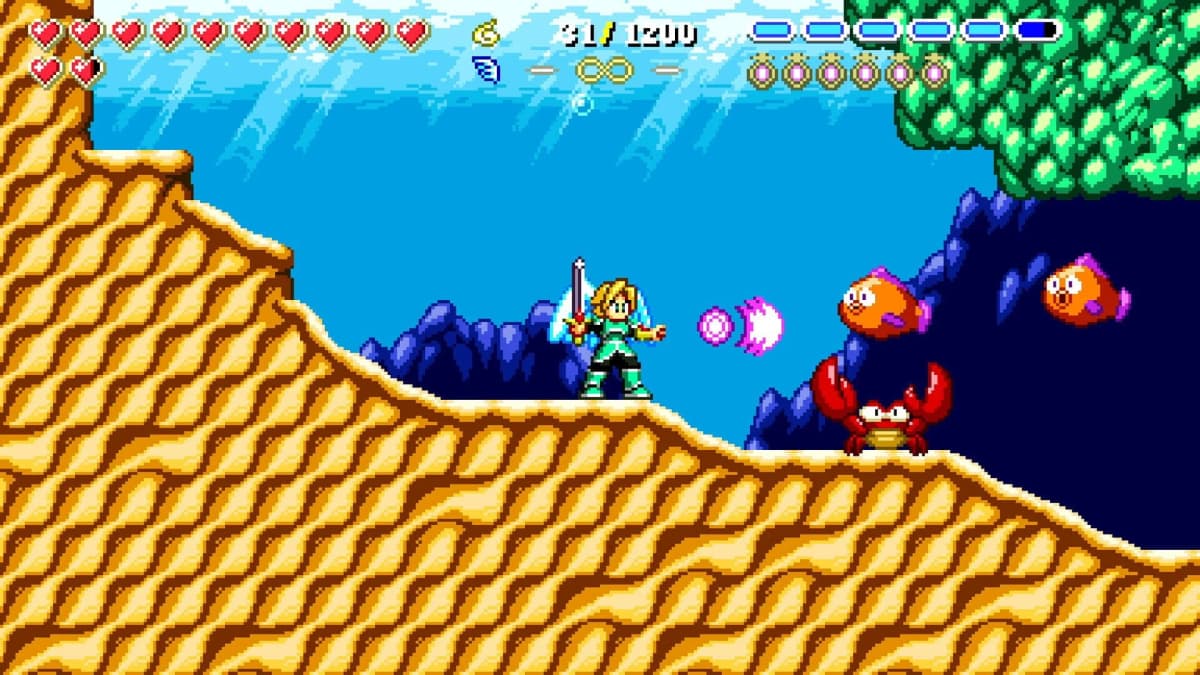 Aggelos 2’s Dual-Realm World Swap Revives 16-Bit Magic