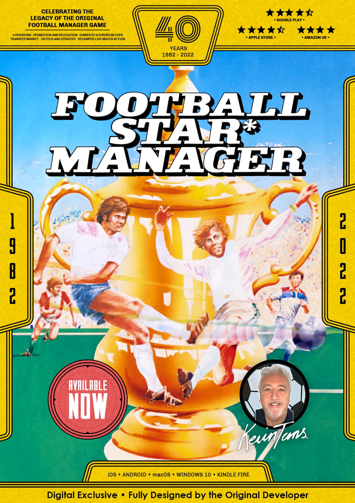 Kevin Toms’ Football Star Manager hits Steam — the retro footy sim that remembers fun