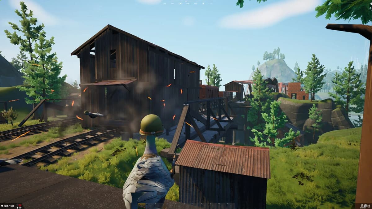 Screenshot from Duckside