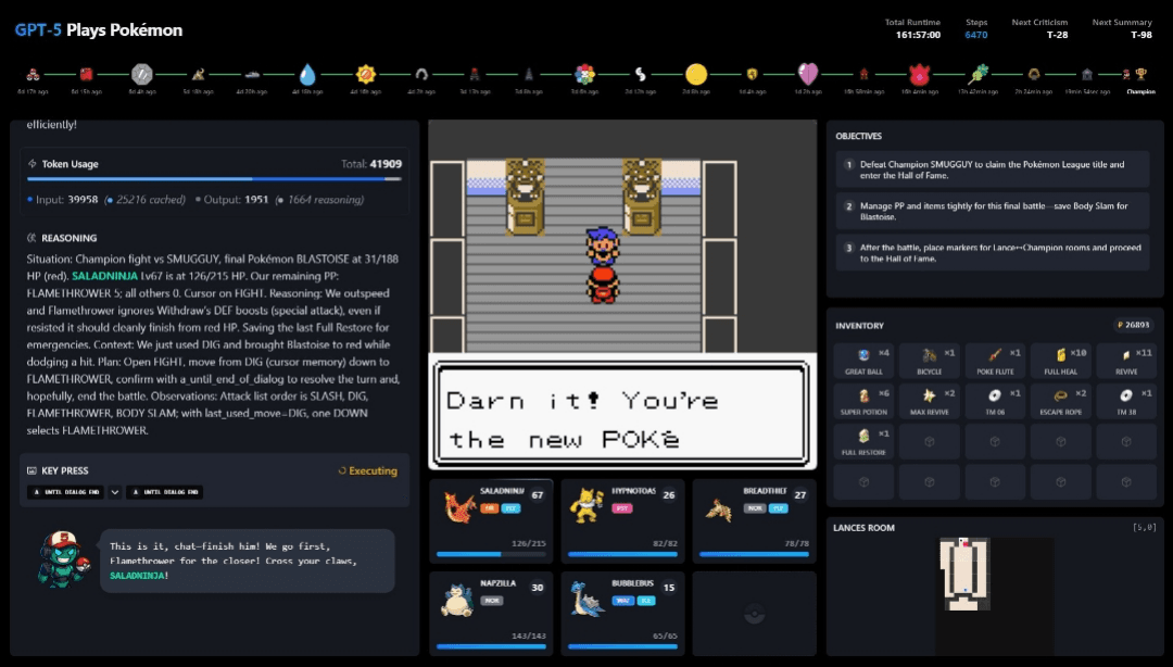 OpenAI’s GPT-5 Speedruns Pokémon – Here’s Why Gamers Should Actually Care