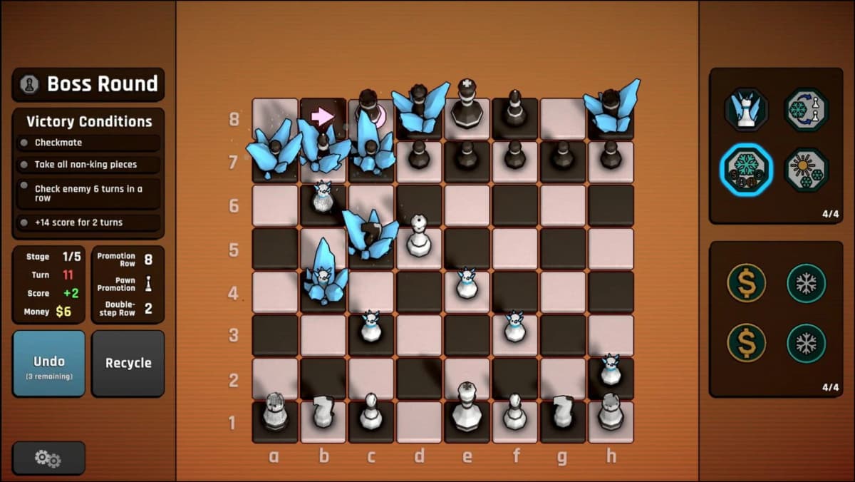 Screenshot from Passant: A Chess Roguelike