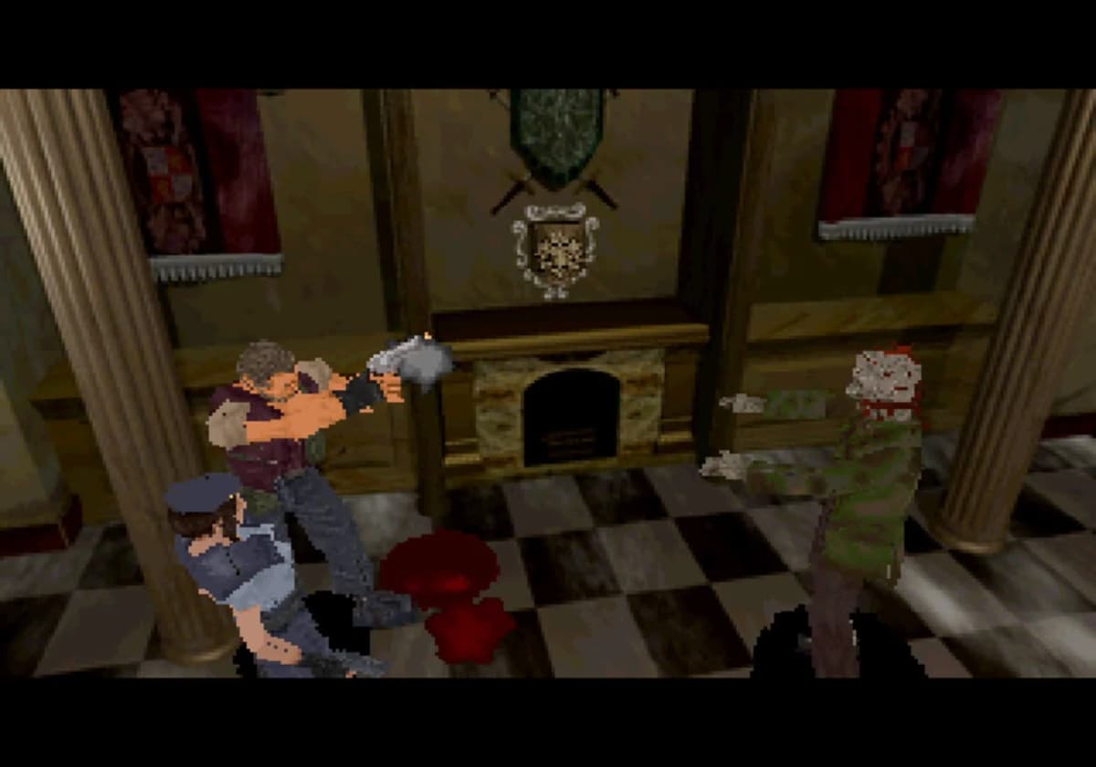 Screenshot from Resident Evil