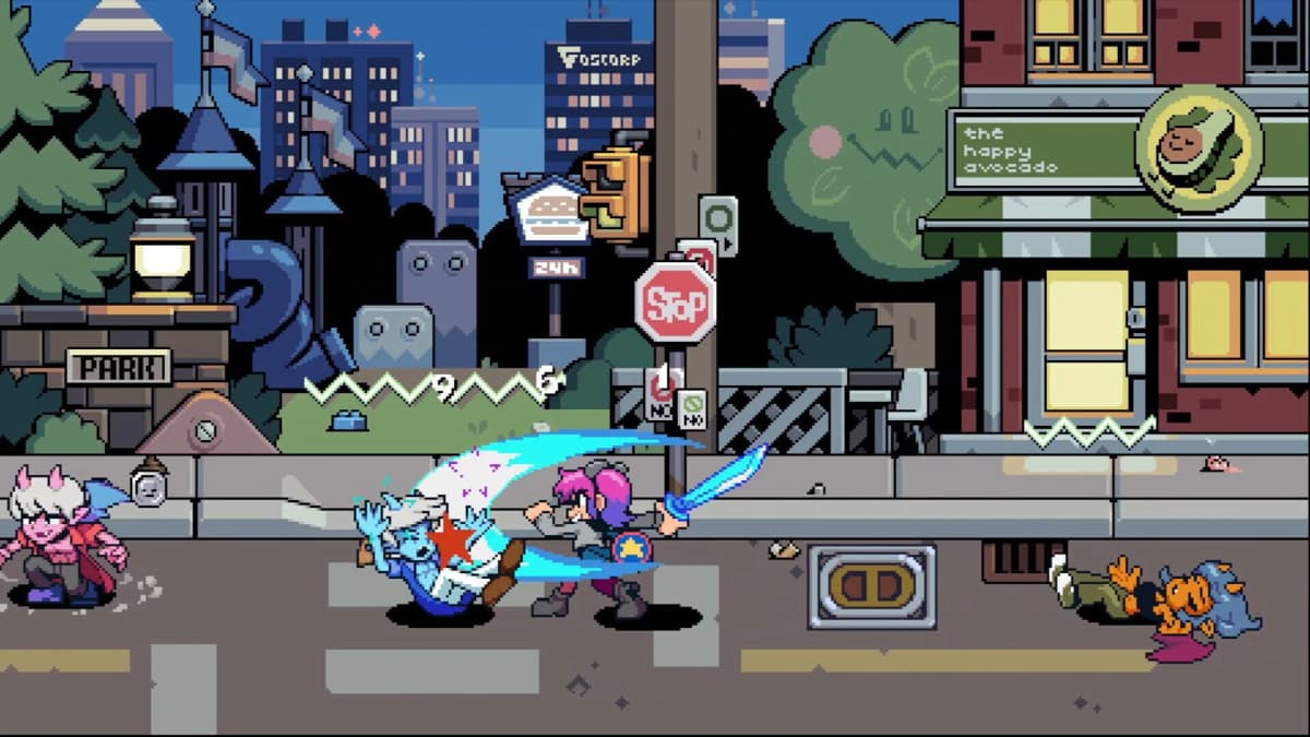 Screenshot from Scott Pilgrim EX