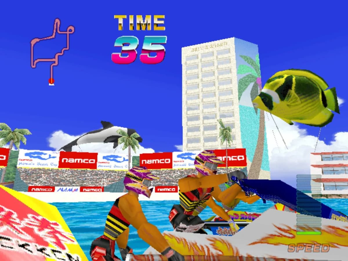 Aqua Jet splashes back: Namco’s 1996 jet-ski racer hits modern consoles via Arcade Archives