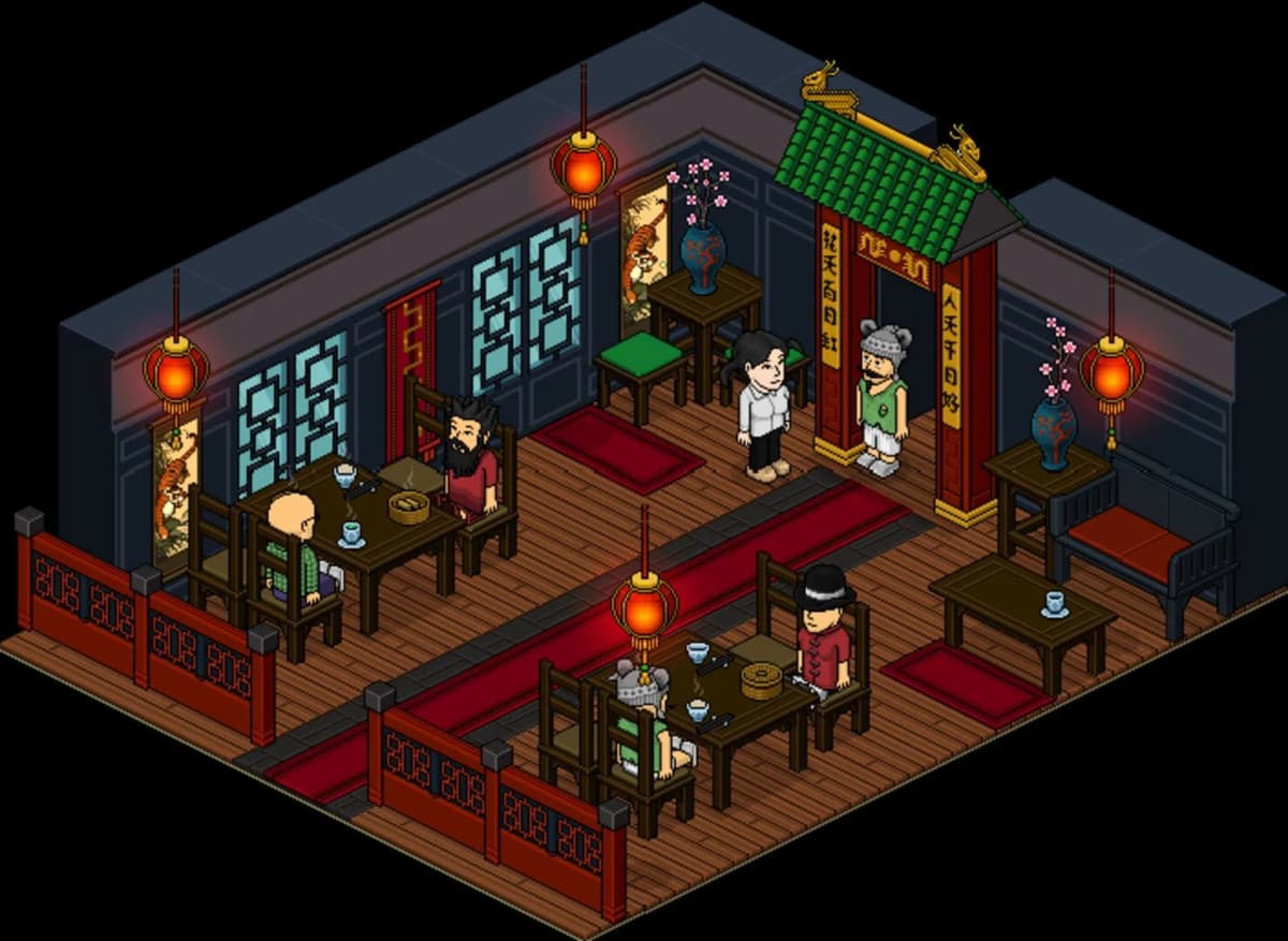Screenshot from Habbo