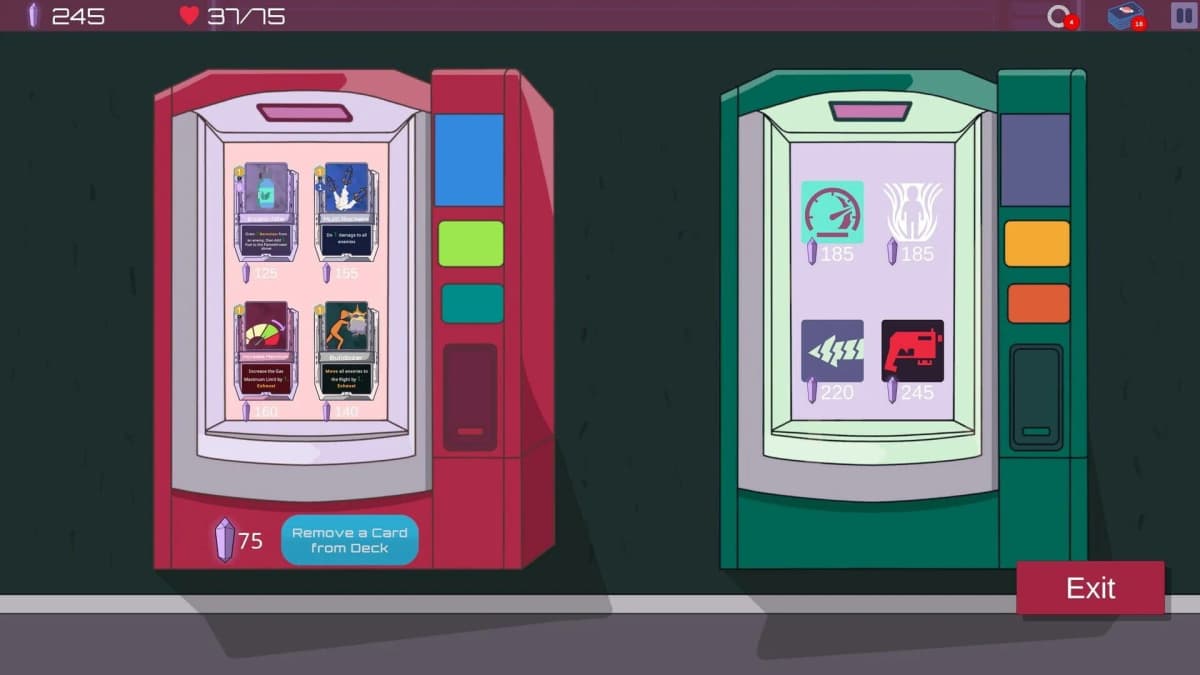 Screenshot from Cardstronaut