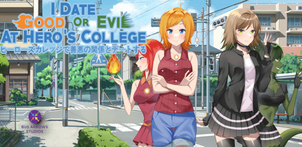 Superhero Rom-Com VN ‘I Date Good or Evil at Hero’s College’ Relaunches Kickstarter
