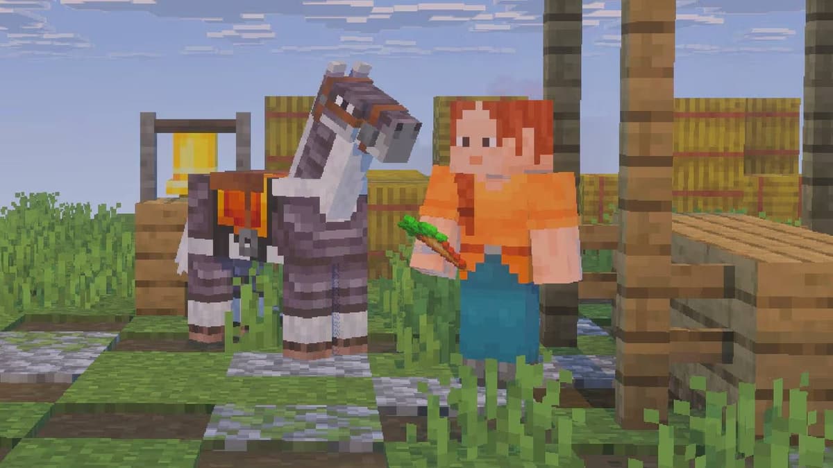 Minecraft’s Mounts of Mayhem lands Dec. 9 — rideable nautilus, camel husk, and a lethal spear
