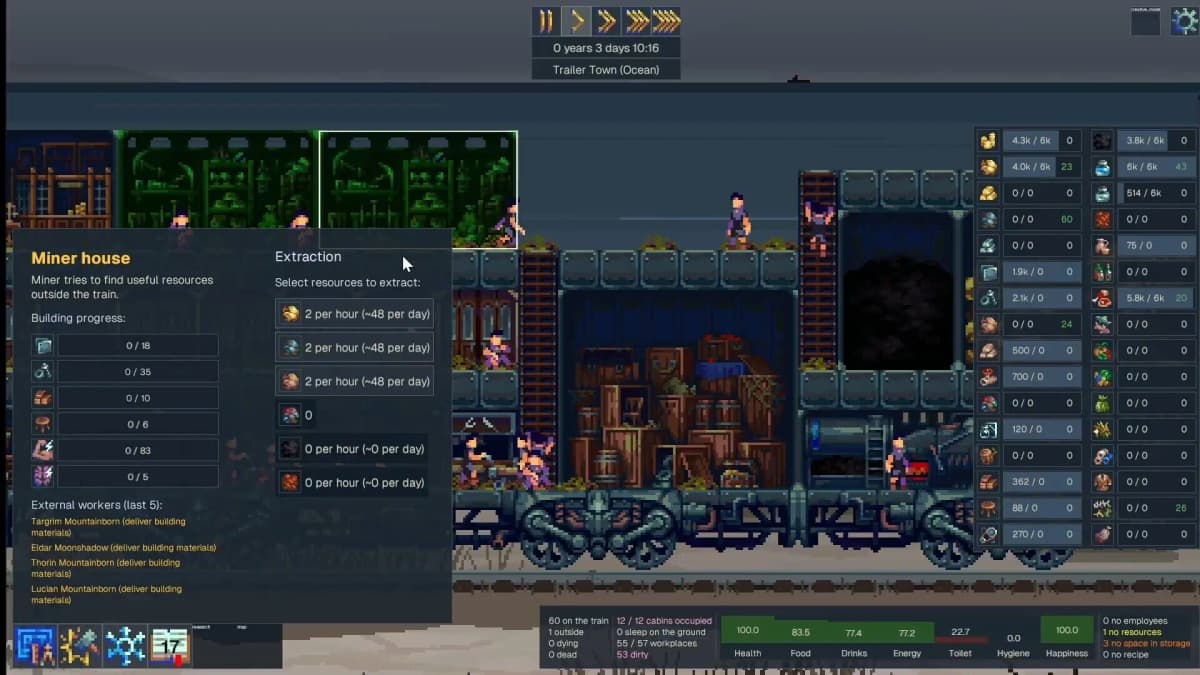 Steel Artery puts RimWorld on rails — a steampunk city builder with a rolling twist