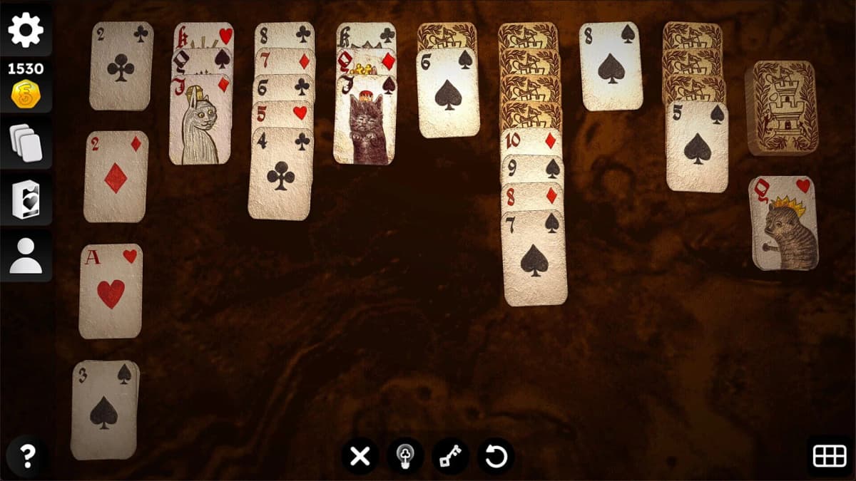 Screenshot from Flick Solitaire