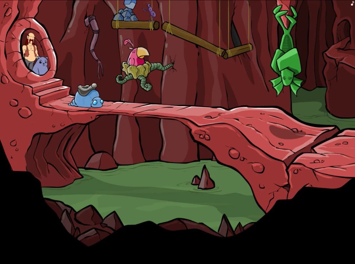 Screenshot from The Several Journeys of Reemus Prologue: Lair of the Ant Queen