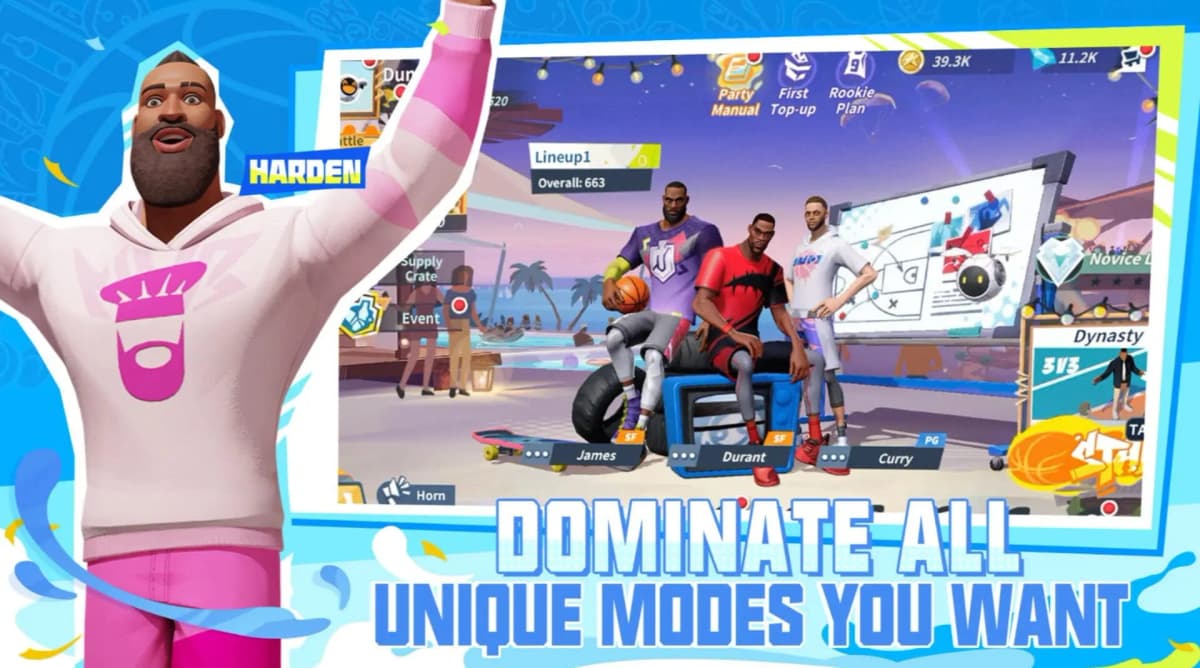 Screenshot from Dunk City Dynasty