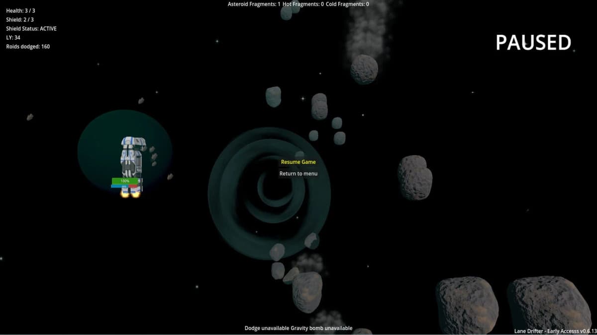Screenshot from Lane Drifter