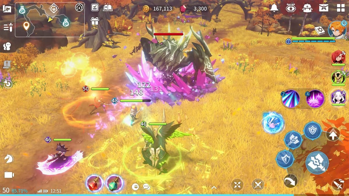 Screenshot from Summoners War: Chronicles - Adventure Support Package