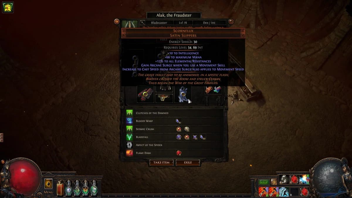 Screenshot from Path of Exile: Secrets of the Atlas