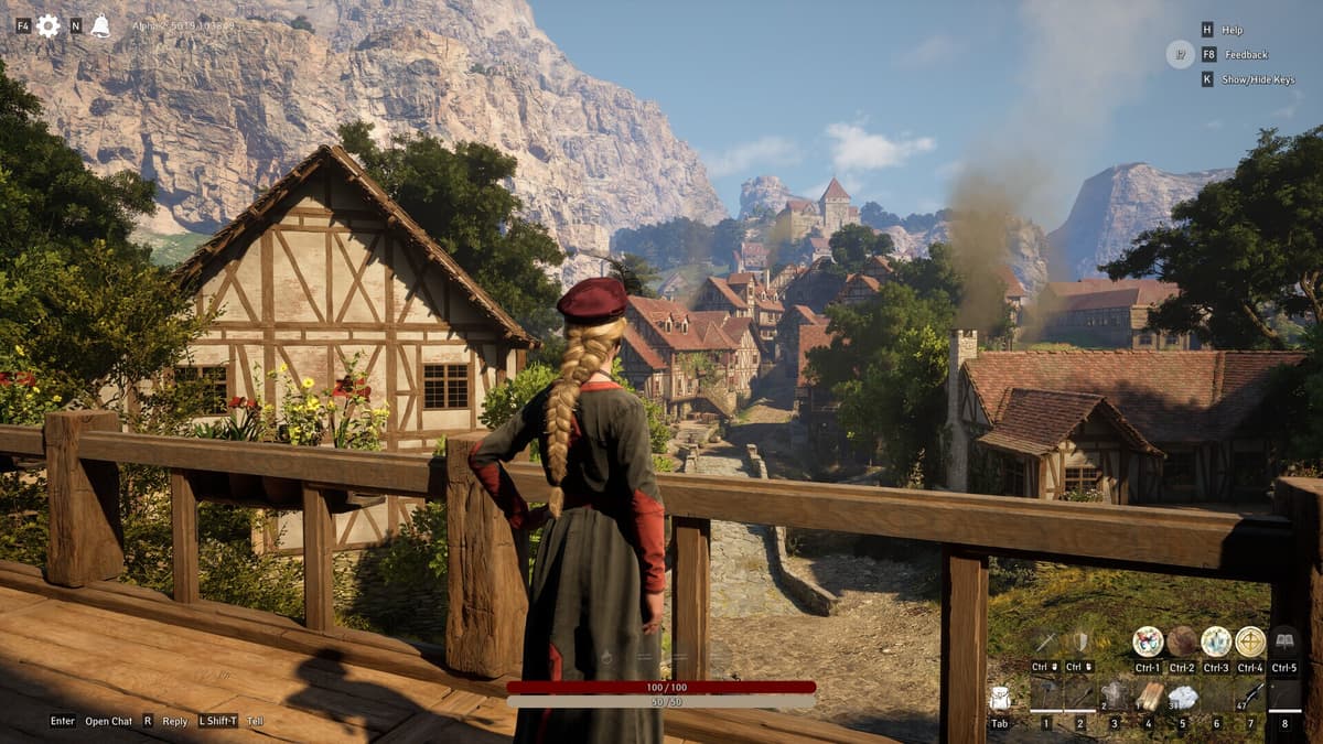 Screenshot from Pax Dei