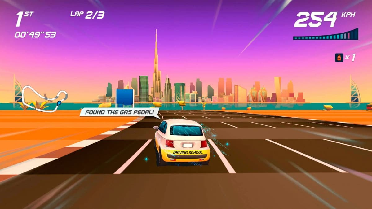 Screenshot from Horizon Chase Turbo: Rookie Series