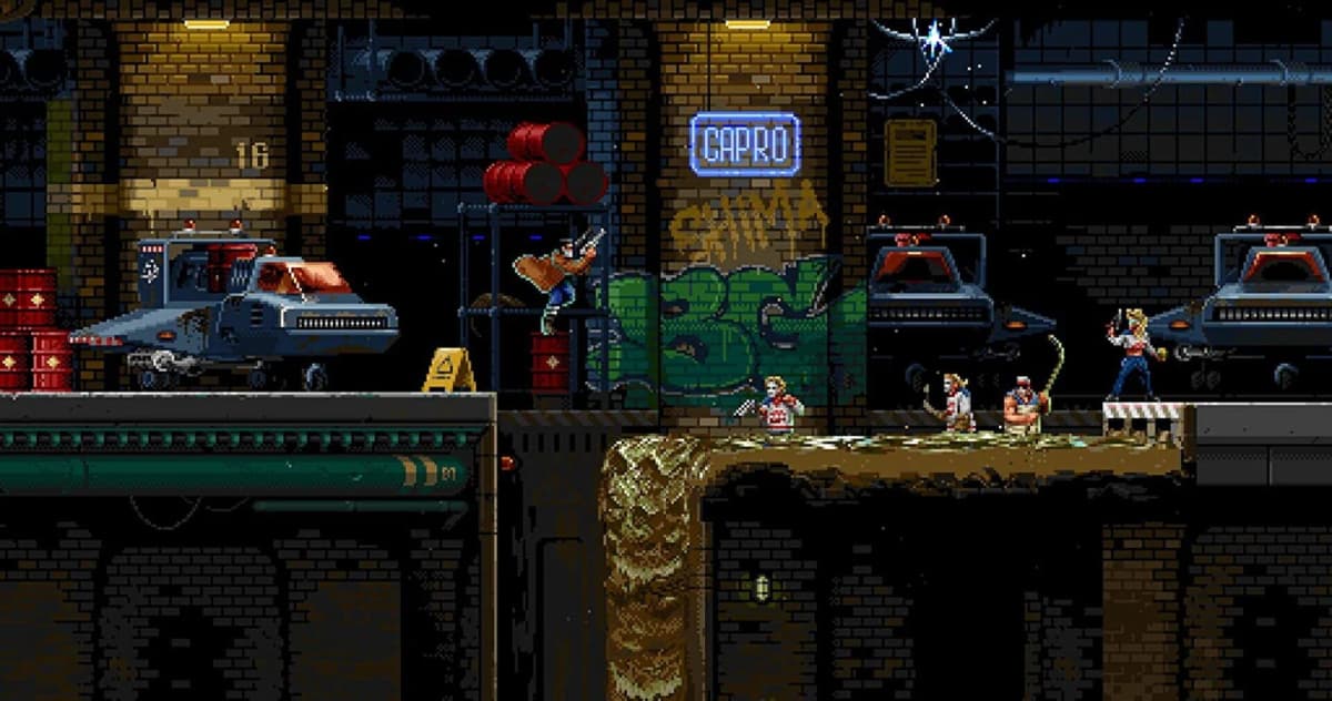 Screenshot from Huntdown