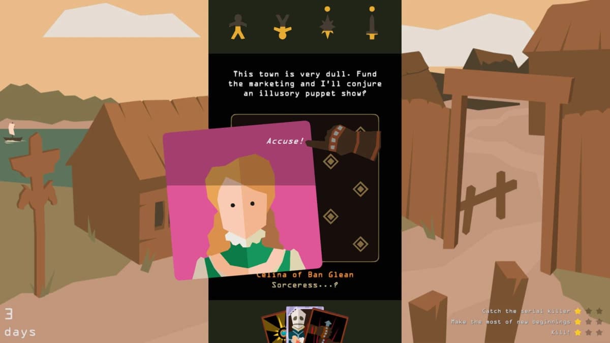 Screenshot from Reigns: The Witcher