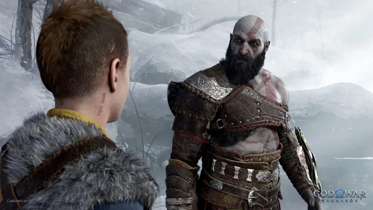 Screenshot from God of War Ragnarök
