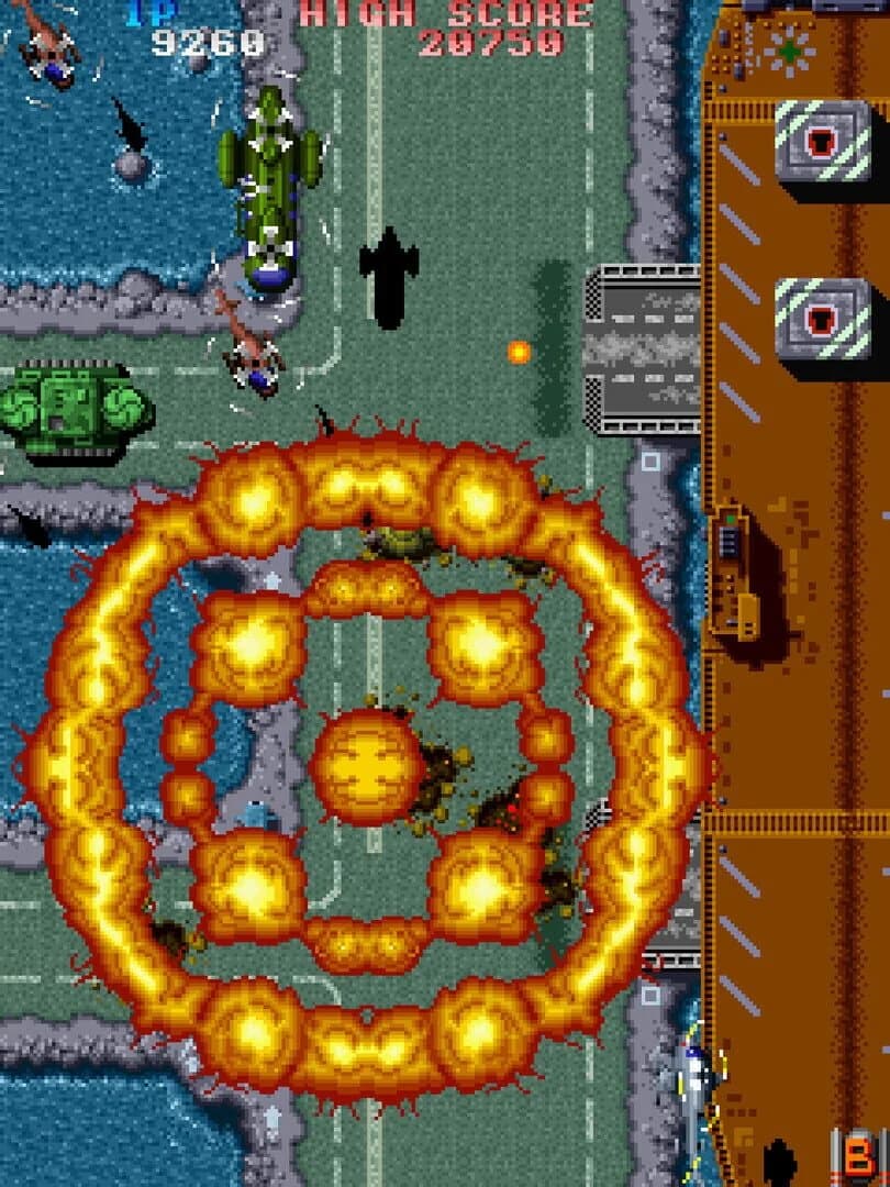 Screenshot from Twin Cobra