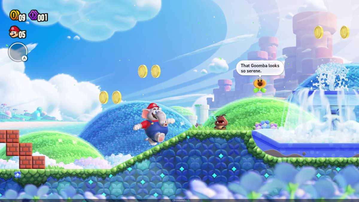 Screenshot from Super Mario Bros. Wonder