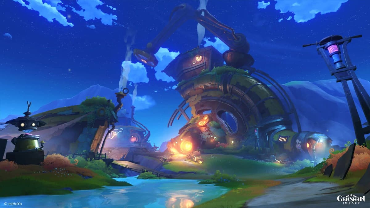 Screenshot from Genshin Impact: A Dance of Snowy Tides and Hoarfrost Groves