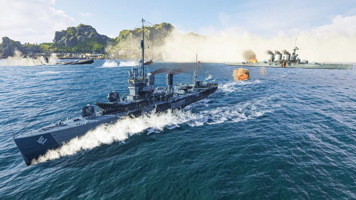 Screenshot from World of Warships: Legends - A Tale of Bravery